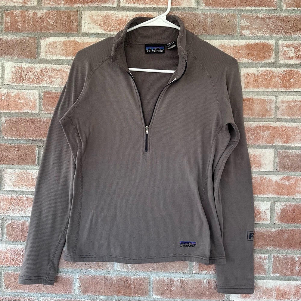 Patagonia Half Zip Long Sleeve Lightweight Fleece Shirt Women’s Small Gorpcore